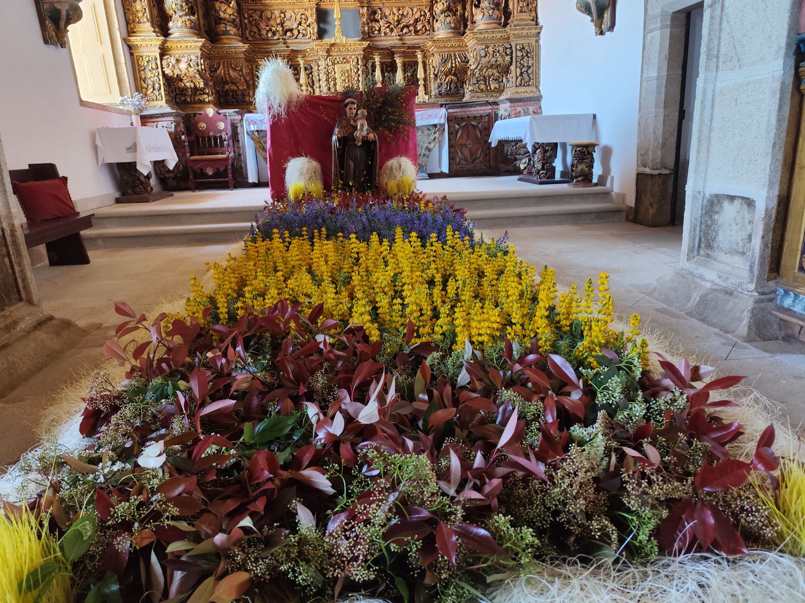 Penamacor | Flores do campo enfeitam igrejas na Semana Santa