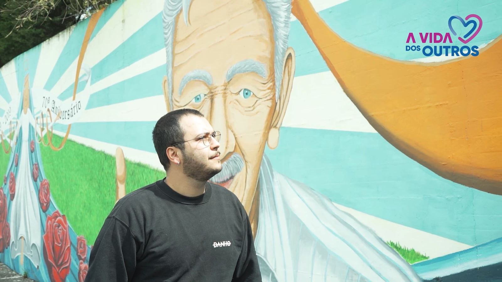 Sobral de Monte Agraço | Mural de arte urbana dá vida ao lar de idosos 