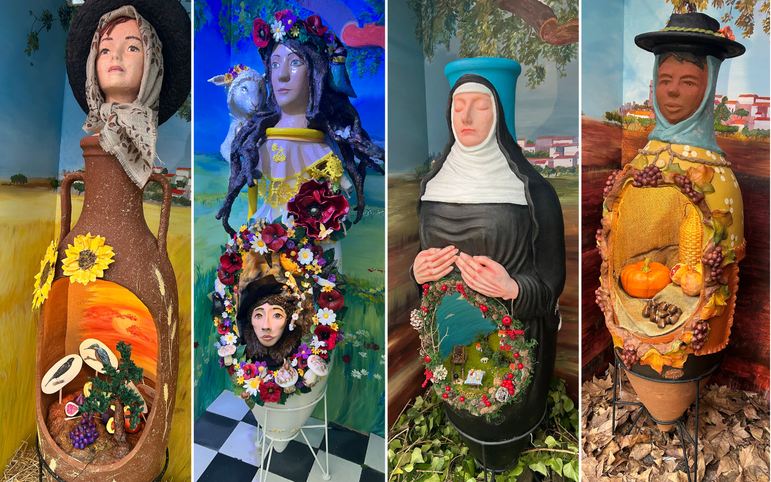 Beja | Estações do ano na última fase de presépio que reuniu artistas