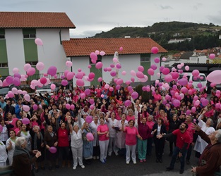 Bragança | Largada de balões pela luta contra cancro da mama