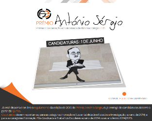 CASES | Candidaturas para o Prémio António Sérgio 2015