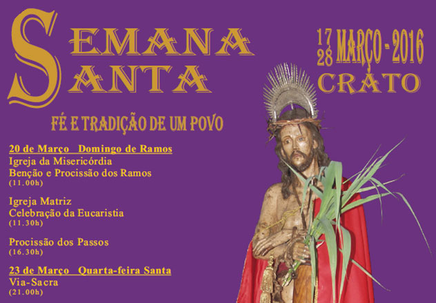 Crato | Vila alentejana acolhe celebrações da Quaresma e Semana Santa 